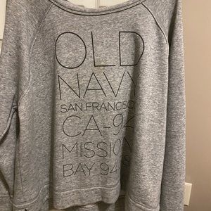 Old Navy grey XL sweatshirt